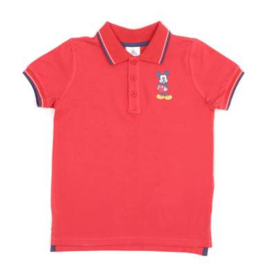 Disney Store Mickey Mouse Red Polo Shirt For Toddlers & Kids