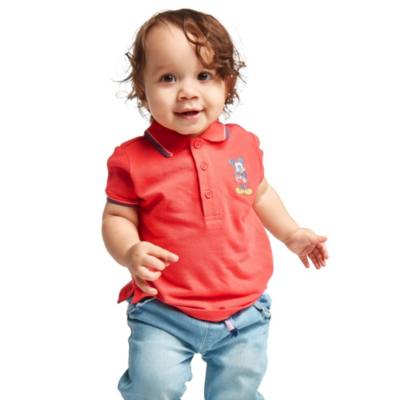 Disney Store Mickey Mouse Red Polo Shirt For Toddlers & Kids