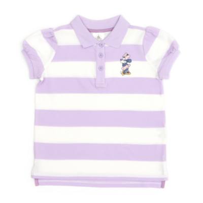 Disney Store Minnie Mouse Block Stripe Polo Shirt For Toddlers & Kids