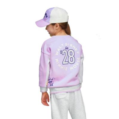 Sudadera blanca y violeta Minnie Mouse para&nbsp;ni&ntilde;as, Disney Store