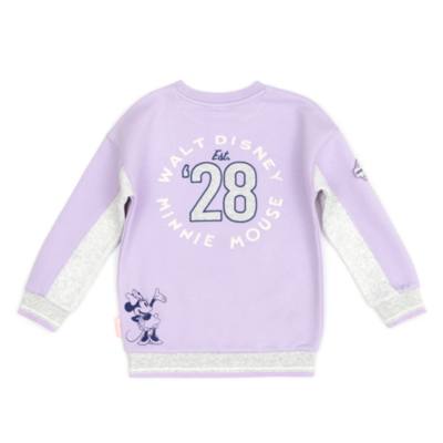 Sudadera blanca y violeta Minnie Mouse para&nbsp;ni&ntilde;as, Disney Store