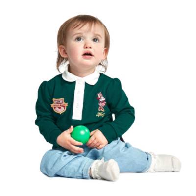 Polo infantil verde Minnie Mouse de manga larga, Disney Store