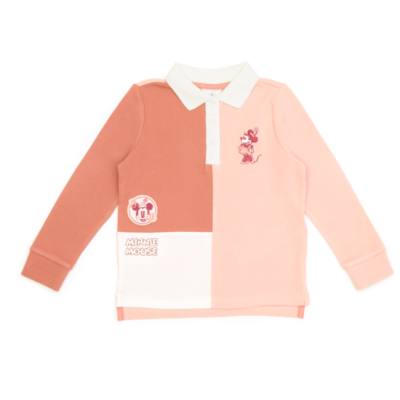 Polo manga larga infantil rosa Minnie, Disney Store