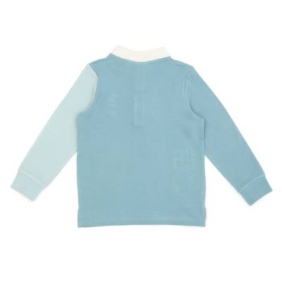 Disney Store Mickey Mouse Blue Long Sleeve Polo Shirt For Toddlers & Kids