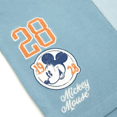 Disney Store Mickey Mouse Blue Long Sleeve Polo Shirt For Toddlers & Kids