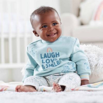 Disney Store - Winnie Puuh und Freunde - Set aus Sweatshirt und Hose f&uuml;r Babys mit Slogan