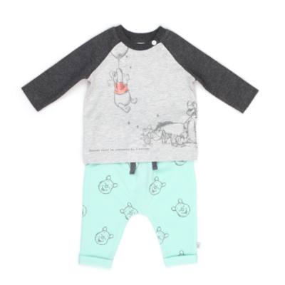 Disney Store Winnie the Pooh and Friends Baby Long-Sleeve Top and Bottoms Set