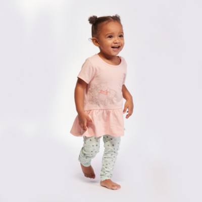 Disney Store Winnie the Pooh and Friends Baby Short-Sleeve Top and Bottoms Set