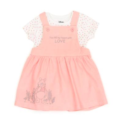 Disney Store Winnie the Pooh and Piglet Baby Dress and Body Suit Set