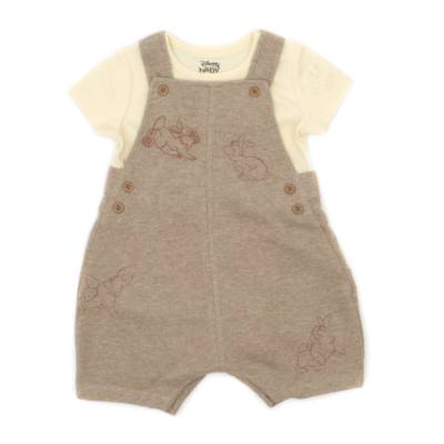 Disney Store Thumper Baby Dungaree and Bodysuit Set