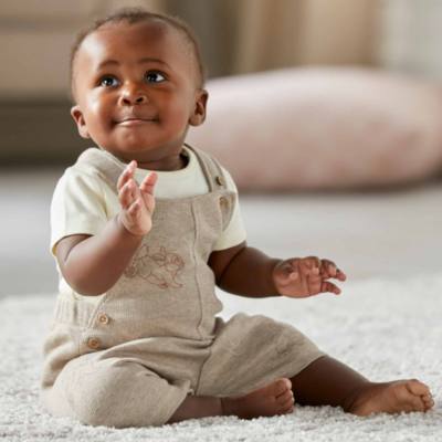 Disney Store Thumper Baby Dungaree and Bodysuit Set