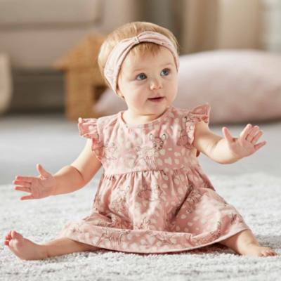 Disney Store Bambi Baby Dress and Headband Set