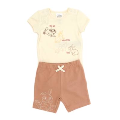 Disney Store Bambi and Thumper Baby Bodysuit and Shorts Set