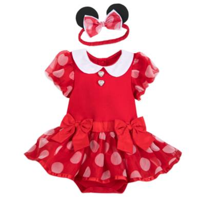 Disney Store Minnie Mouse Red Baby Costume Body Suit Shopdisney