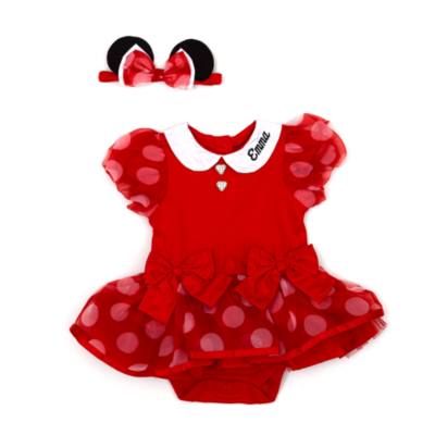 Disney Store Minnie Mouse Red Baby Costume Body Suit Shopdisney