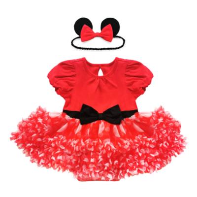 Disney Store Minnie Mouse Red Baby Costume Body Suit
