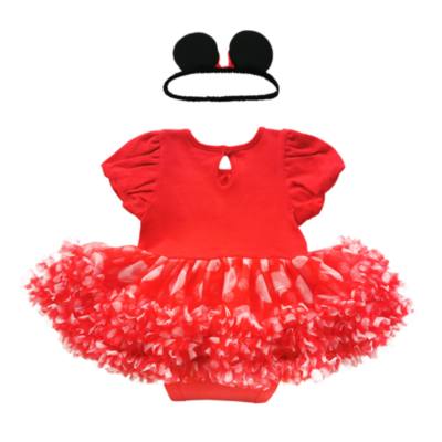 Disney Store Minnie Mouse Red Baby Costume Body Suit
