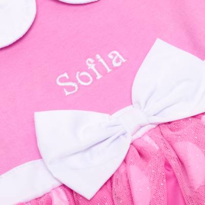 Disney Store Minnie Mouse Pink Baby Costume Body Suit