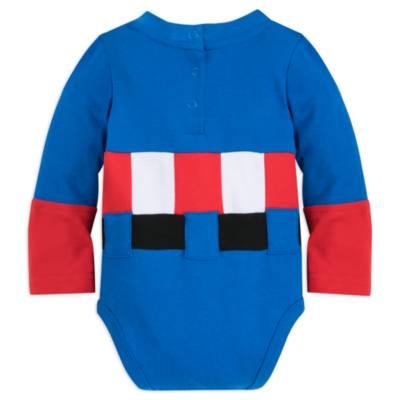 Captain America - Kost&uuml;m-Body f&uuml;r Babys