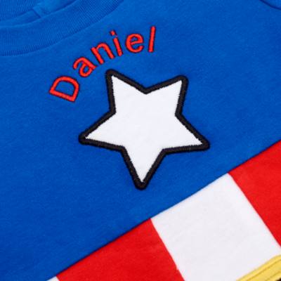 Captain America - Kost&uuml;m-Body f&uuml;r Babys