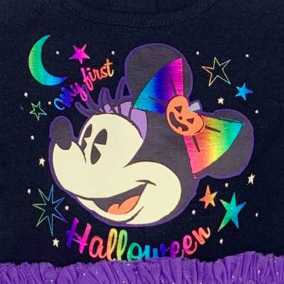 Body con tut&uacute; Minnie Mouse Halloween para beb&eacute;,