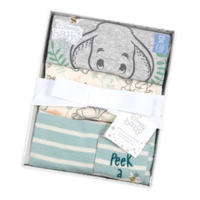 Dumbo, Bambi and Simba Baby Body Suits, Set of 3