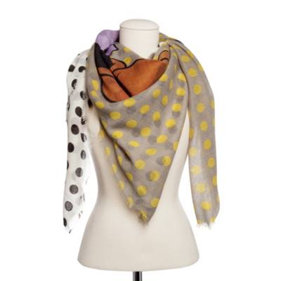 Pañuelo lunares gris Minnie y Mickey Mouse, Codello | Disney Store