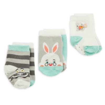 Alice in Wonderland Baby Socks Gift Set, 3 Pairs