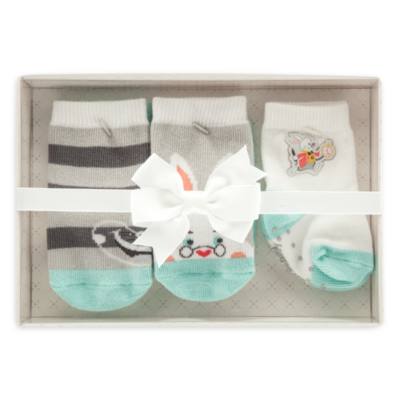 Alice in Wonderland Baby Socks Gift Set, 3 Pairs