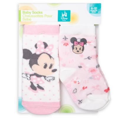 Minnie Mouse Baby Socks, Pack of 2
