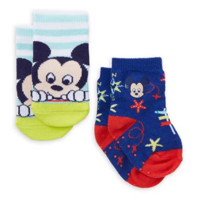 Disney Store Mickey Mouse Baby Socks, 2 Pairs