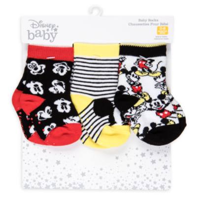 Calzini baby Topolino Disney Store, 3 paia