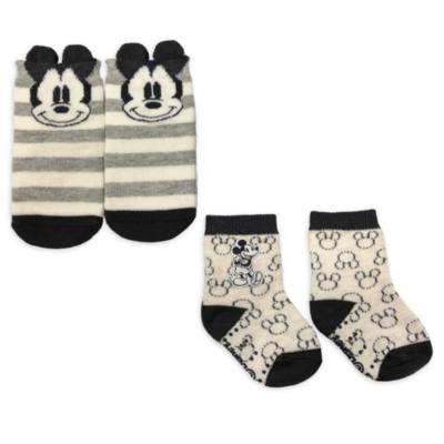 Mickey Mouse Baby Socks, 2 Pairs