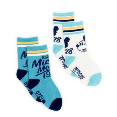 Disney Store Mickey Mouse Baby Socks, 2 Pairs