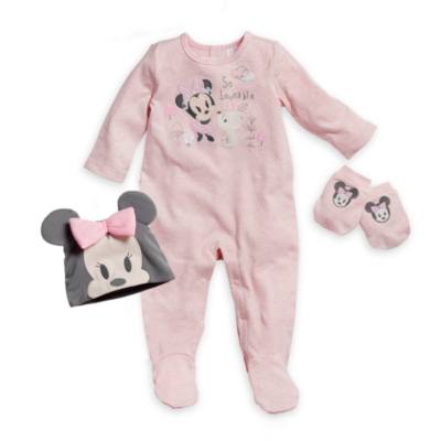 Set idea regalo di benvenuto neonato Minni