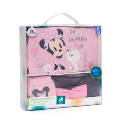 Set idea regalo di benvenuto neonato Minni