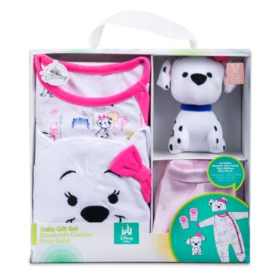 Disney Store 101 Dalmatians Pink Baby Gift Set