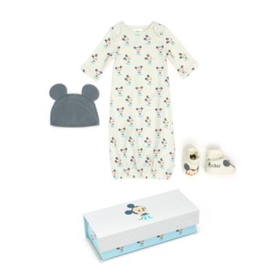 Disney Store Mickey Mouse Baby Sleeper Gown Set