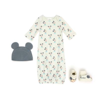 Disney Store Mickey Mouse Baby Sleeper Gown Set