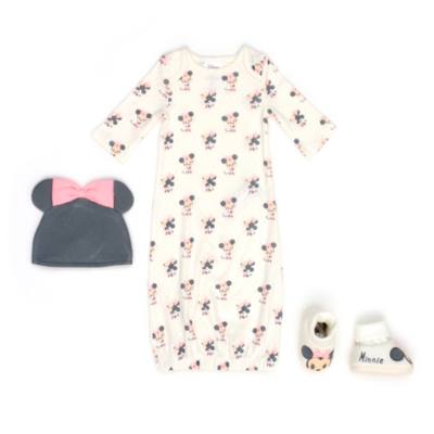 Disney Store Minnie Mouse Baby Sleeper Gown Set