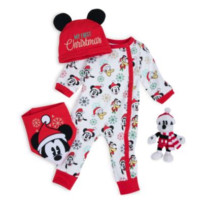 Disney Store Mickey and Friends Baby's First Christmas Gift Set