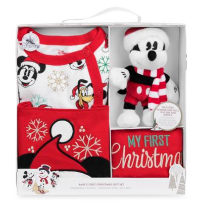 Disney Store Mickey and Friends Baby's First Christmas Gift Set