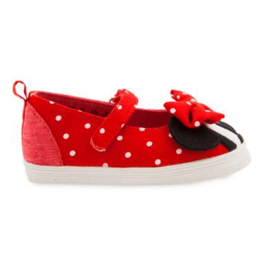 Disney Store Minnie Mouse Red Baby Shoes