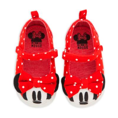 Disney Store Minnie Mouse Red Baby Shoes