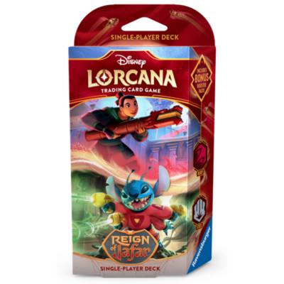 Ravensburger Disney Lorcana Trading Card Game Starter Deck A - Reign of Jafar - Ruby & Steel, Wave 8