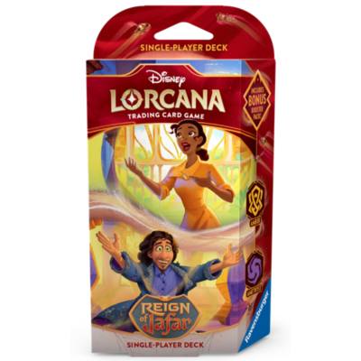 Ravensburger Disney Lorcana Trading Card Game Starter Deck B - Reign of Jafar - Amber & Amethyst, Wave 8