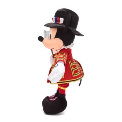 Peluche peque&ntilde;o Mickey Mouse Beefeater Walt Disney World