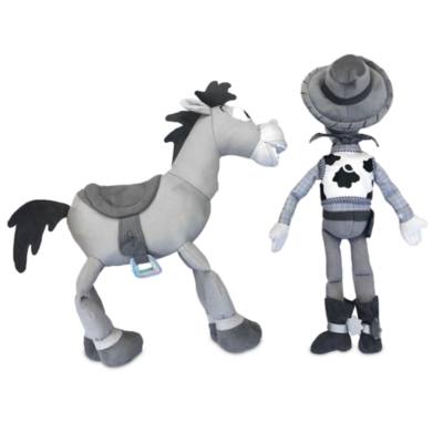 Disney Store Woody and Bullseye Soft Toy Set