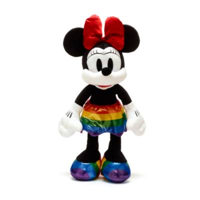Disney Store Peluche moyenne Minnie, Rainbow Disney