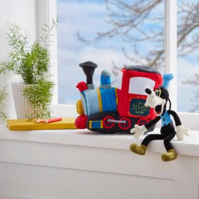 Disney Store - Mickey and Minnie's Runaway Railway - Lokf&uuml;hrer Goofy - Kuscheltier